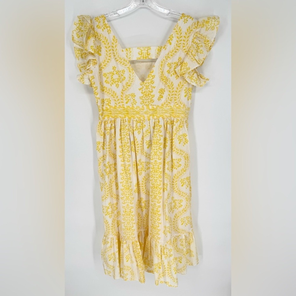 NWT Guadalupe Gianna Cotton Cottagecore Coquette Feminine Midi Dress Size L Glam - Picture 11 of 14